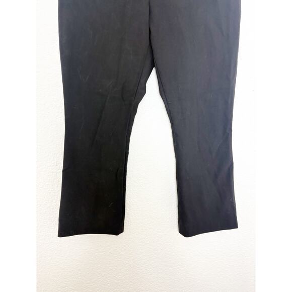 M.M. Lafleur The Kick Flare Foster Pant - Eco PowerStretch Size 10 Black Chic - Picture 9 of 12